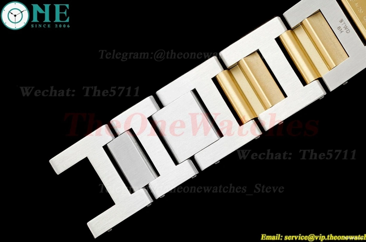 42mm A2824 SS White Dial AF Bleu Ballon Cartier YG De 0121